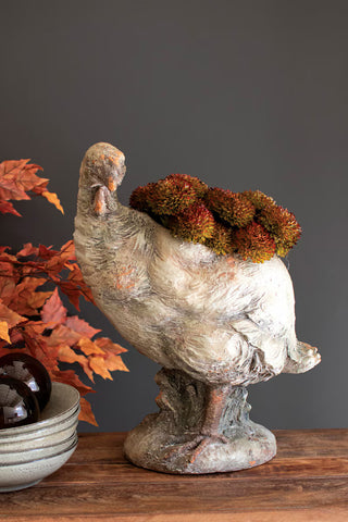 Pre Order Faux Concrete Turkey Planter