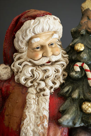 Pre Order Traditional Santa with Bell Statue
