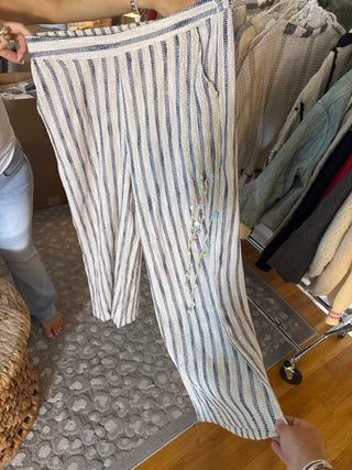 Blue Multi Woven pant