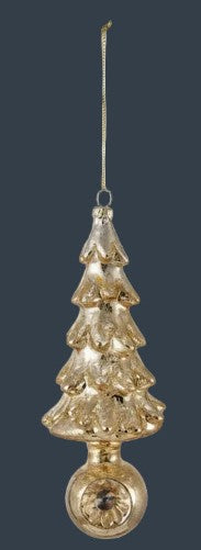 Mercury Tree Glass Ornament, 2 Color Options