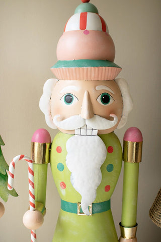 Pre Order Life-Size Painted Metal Nutcracker, 2 Style Options