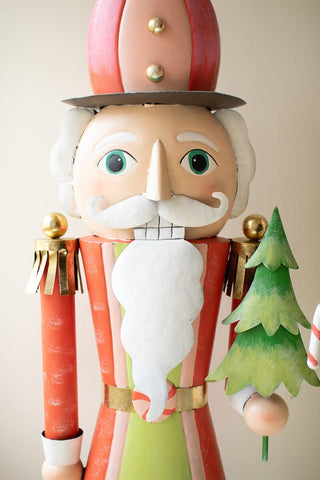Pre Order Life-Size Painted Metal Nutcracker, 2 Style Options