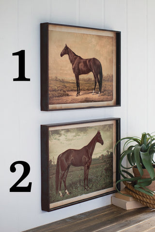 Pre Order Framed Wild Horse Print, 2 Style Options