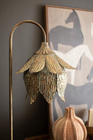 Pre Order Antique Brass Tulip Floor Lamp