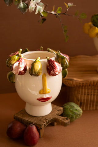 Pre Order (Sept) Ceramic Head Vase w/ Figs