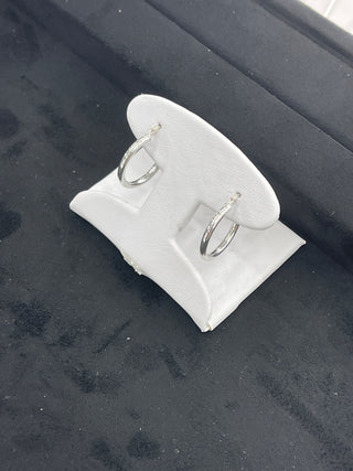 Pre order Thin sterling hoops
