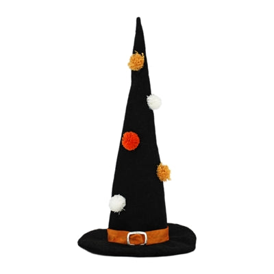 Witch hat with Pom Poms