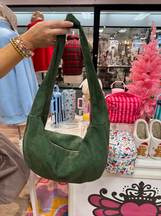 Pre Order Faux Ultra Suede Hobo Bag, 8 Color Options (Avail 7/25)