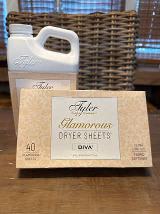 Tyler Diva Bundle 1 Large Detergent & 1 Box Of Dryer Sheets