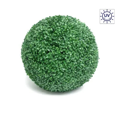 Artificial Boxwood Topiary Ball UV Protected, Size Options