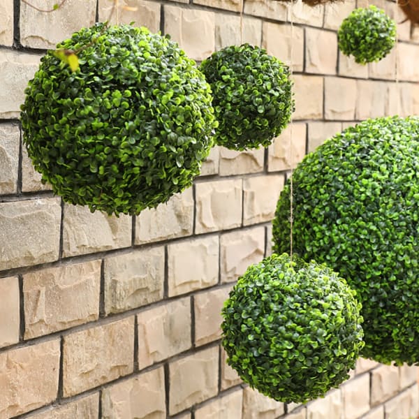 Artificial Boxwood Topiary Ball UV Protected, Size Options