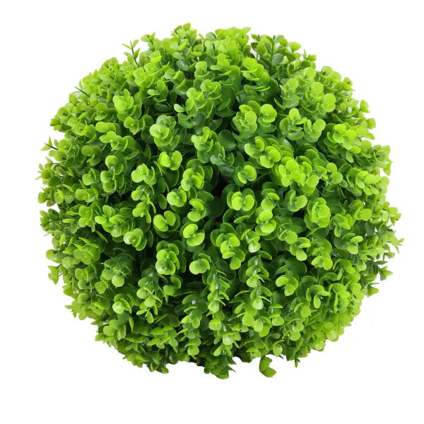 UV Protected Artificial Eucalyptus Topiary Ball, Size Options