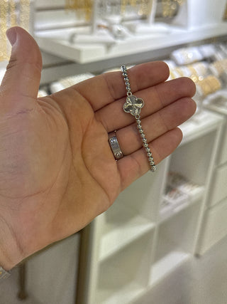Pre order Silver flower bracelet