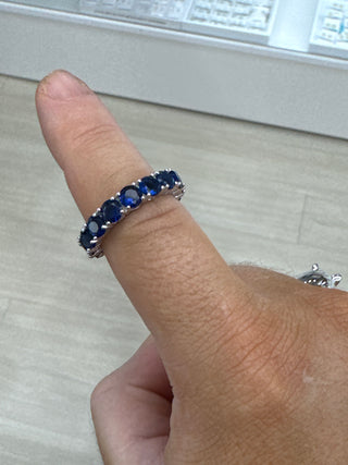 Pre order Sapphire CZ Eternity Band