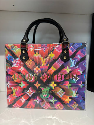 Pre order Rainbow LV Shopping Crossbody