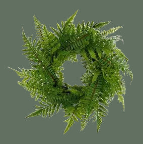 14" Layered Fern Wreath