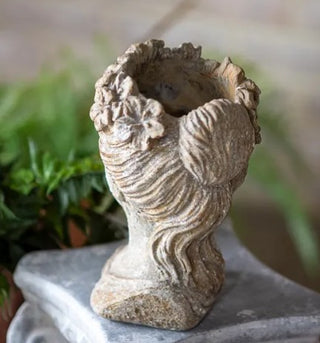 Pre Order (Oct) Verdi Copper Flower Maiden Planter