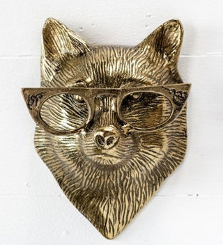 Pre Order 7.25" Gold Fox Wall Decor