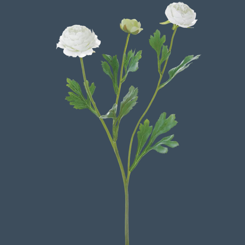 20"  Ranunculus Spray , 3 Color Options