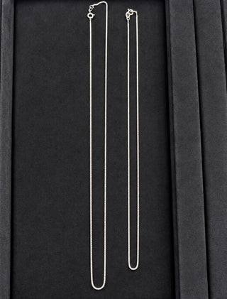 Pre order Rodium Dainty Box Chain