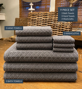 Geometry 9 Piece Starter Set Charcoal