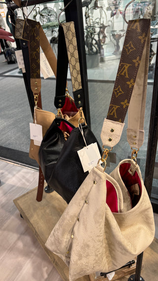 Pre Order Sheila Shoulder Bag Upcycled LV & GG, 4  Style Options