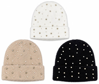 Pre order Rhinestone Pearl toboggan