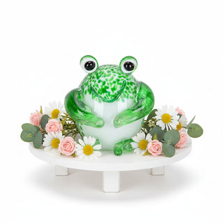 Glass Frog Figurine