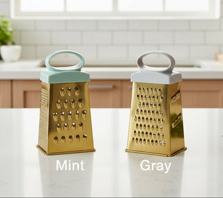Pre Order 4 sided Gold Stainless Steel Grater, 2 Color Options