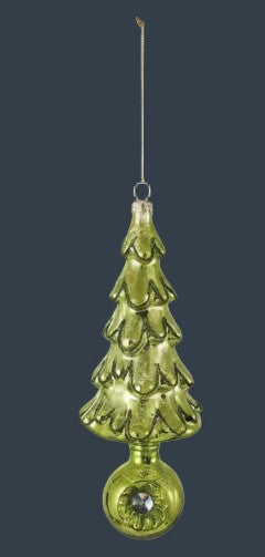 Mercury Tree Glass Ornament, 2 Color Options