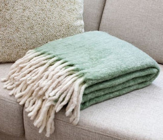 Pre Order Wool Blend Throw, 3 Color Options