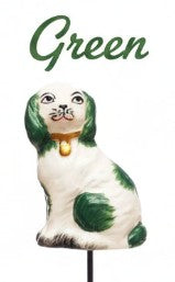 Pre Order Staffordshire Dog Plant Stakes, 4 Color Options