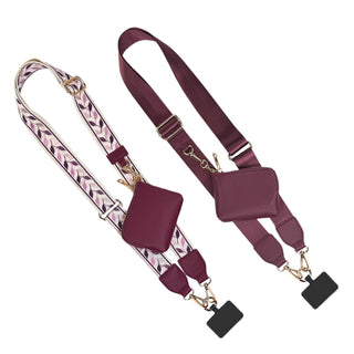 Clip & Go Strap 2pk Leaf Pattern/Solid