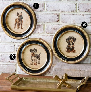 Framed Dog Print, 3 Style Options