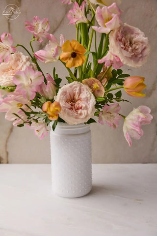Hobnail Jar 4"x 7.5