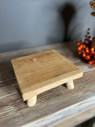 Linda Teak Stand, Square