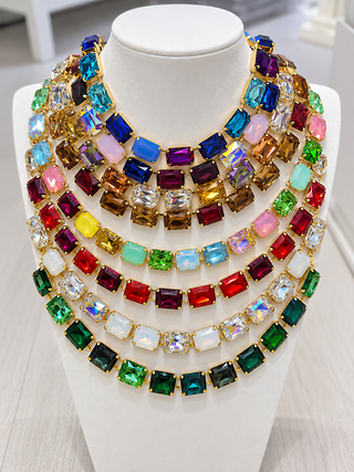 Pre order Stacey stone necklace