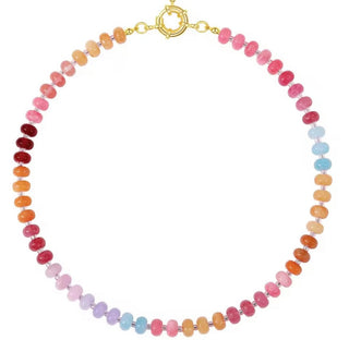 Jessica Multicolor Toggle Necklace