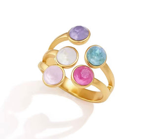 Lauren Colorful Stone Ring