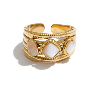 Dana Triple Stone Ring