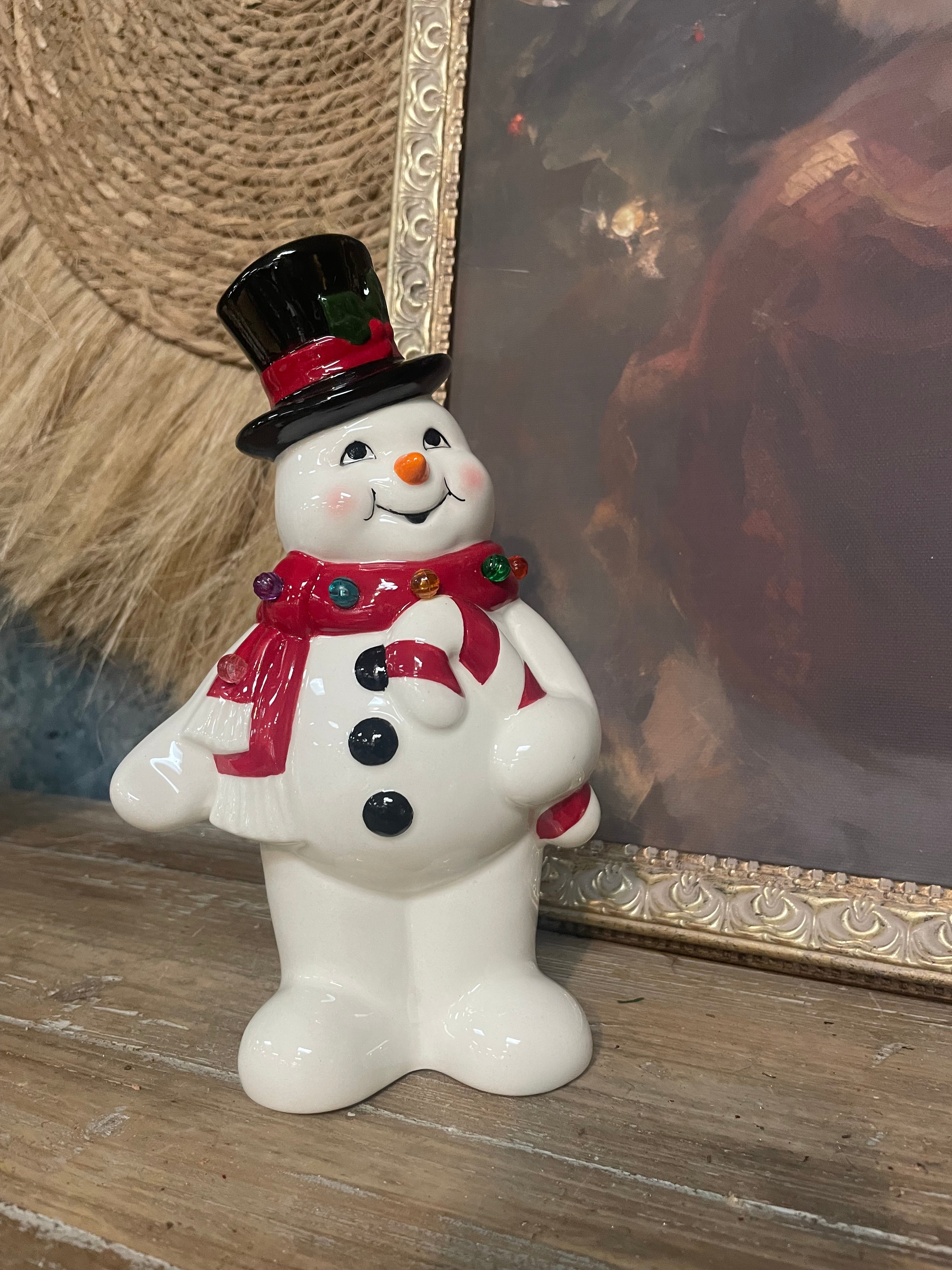 8" LED Snowman, Style Options