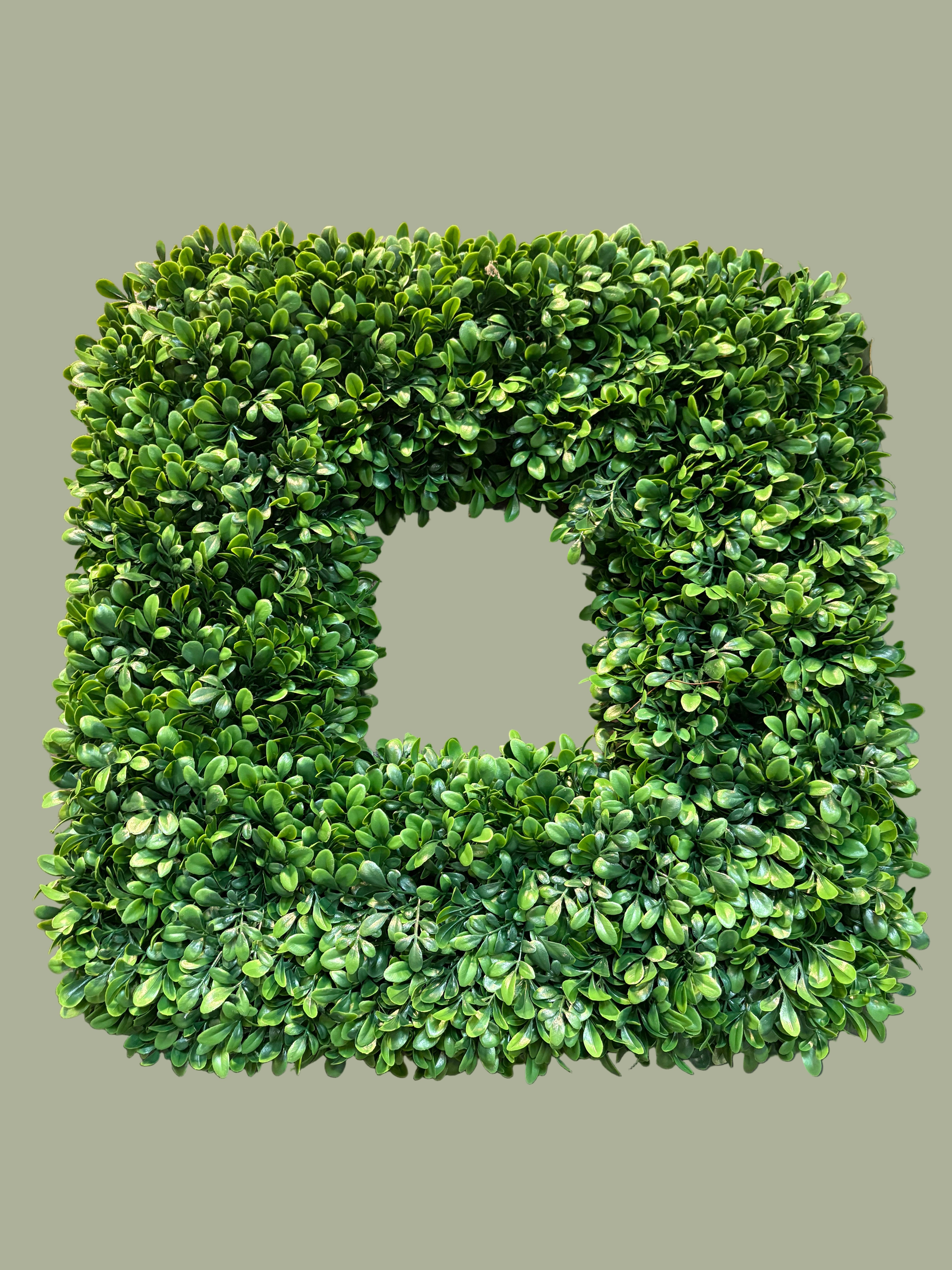 UV Protected Boxwood Wreath, 3 Size  Options
