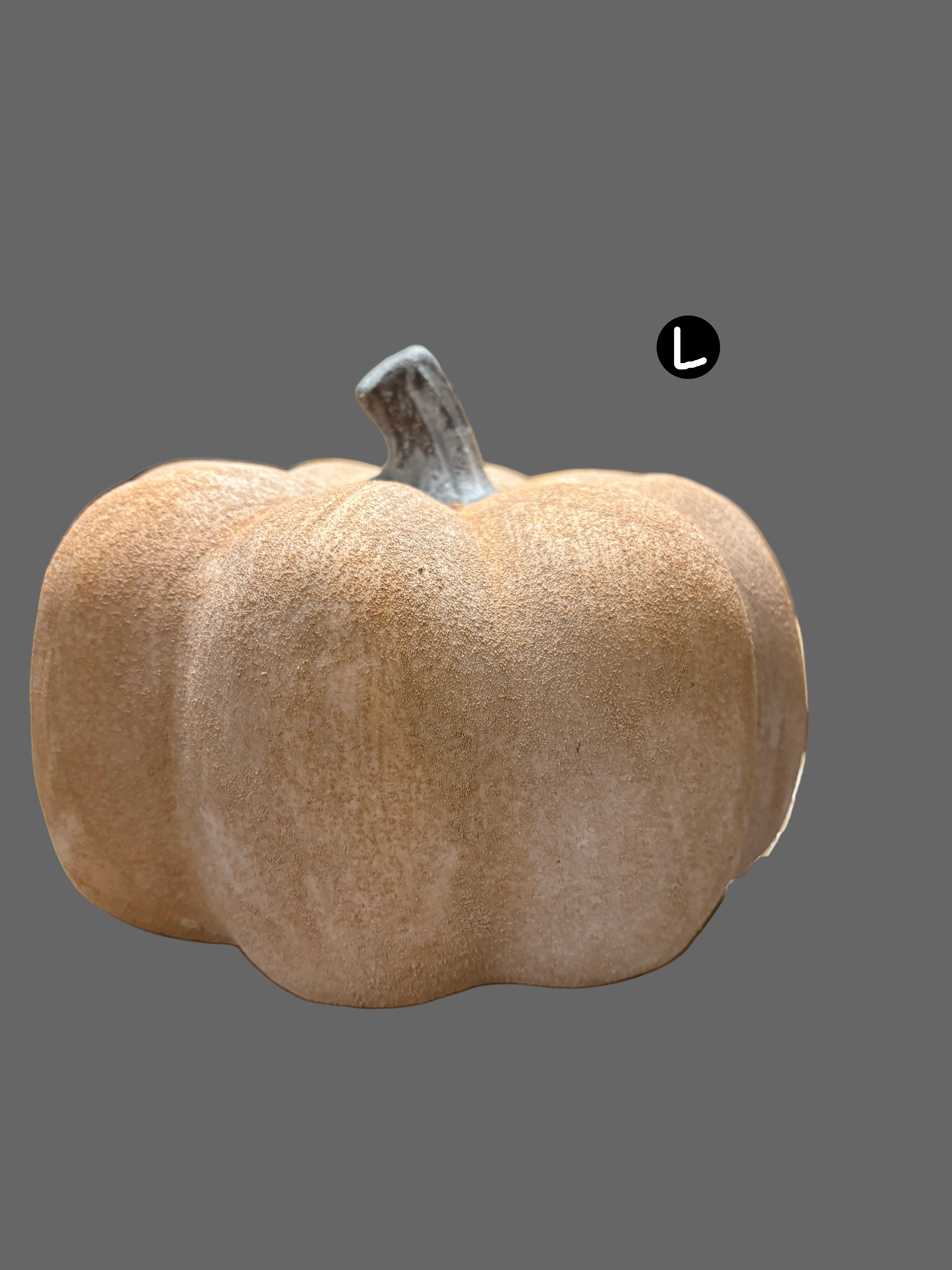 Fall Ceramic Pumpkins, 3 Size & 4 Color Options