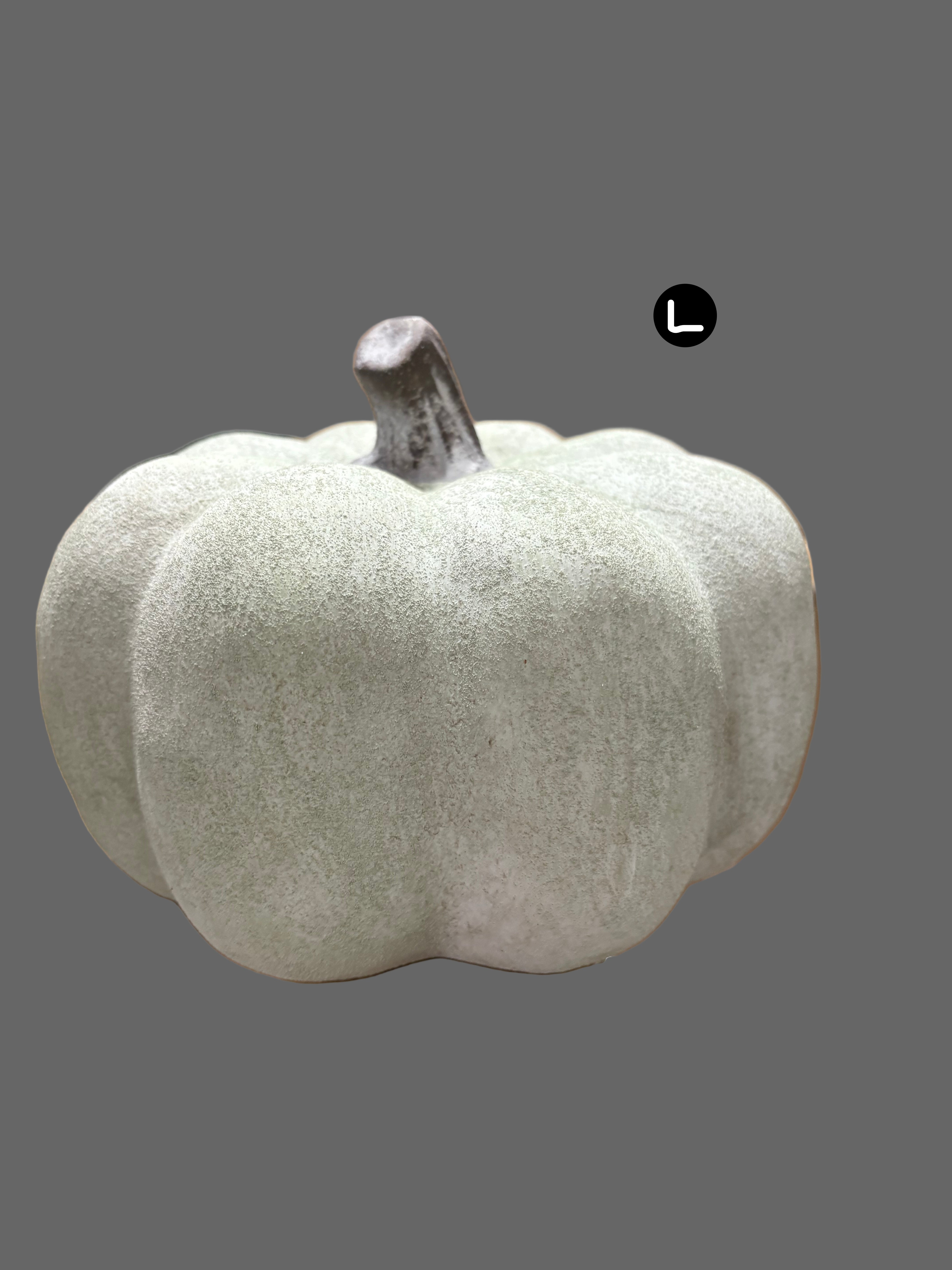 Fall Ceramic Pumpkins, 3 Size & 4 Color Options