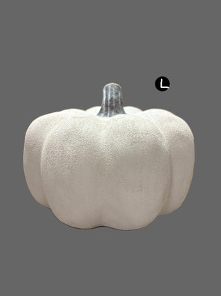 Fall Ceramic Pumpkins, 3 Size & 4 Color Options