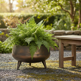 Aluminum Footed Planter