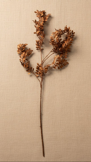 35.5" Metallic Wild Fern Spray