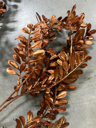 35.5" Metallic Wild Fern Spray