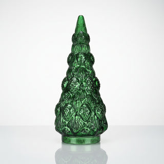 Green Glass Christmas Tree, 2 Size Options