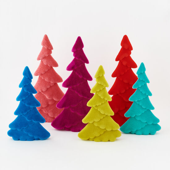 Flocked Tree Large & XLarge, Size & Color Options